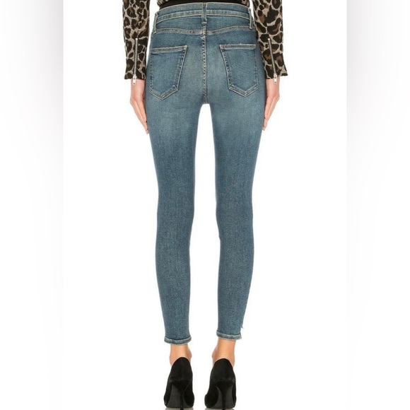 CURRENT/ELLIOTT The Super High Waist Stiletto Jean in Harvey Destroy Sz. 27 - Picture 3 of 8